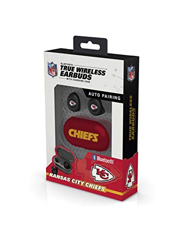 NFL Kansas City Chiefs True Wireless Earbuds, Team Color - 757 Sports Collectibles