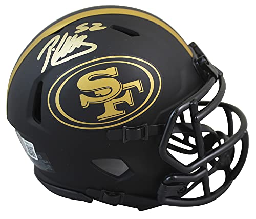 49ers Patrick Willis Authentic Signed Eclipse Speed Mini Helmet BAS Witnessed - 757 Sports Collectibles