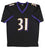 Jamal Lewis Authentic Signed Black Pro Style Jersey Autographed BAS Witnessed - 757 Sports Collectibles