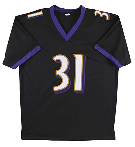 Jamal Lewis Authentic Signed Black Pro Style Jersey Autographed BAS Witnessed - 757 Sports Collectibles