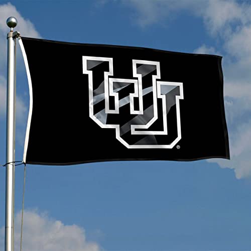 Utah Black Camo Large Outdoor Banner Flag - 757 Sports Collectibles