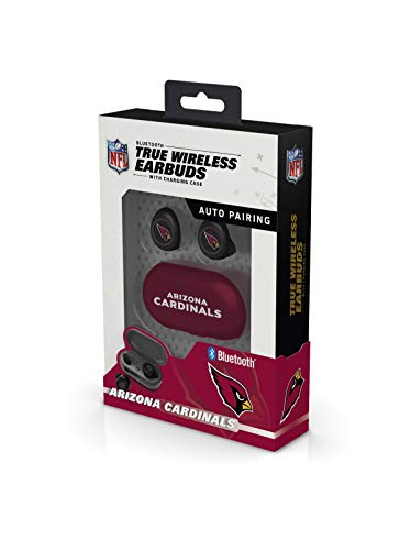 NFL Arizona Cardinals True Wireless Earbuds, Team Color - 757 Sports Collectibles