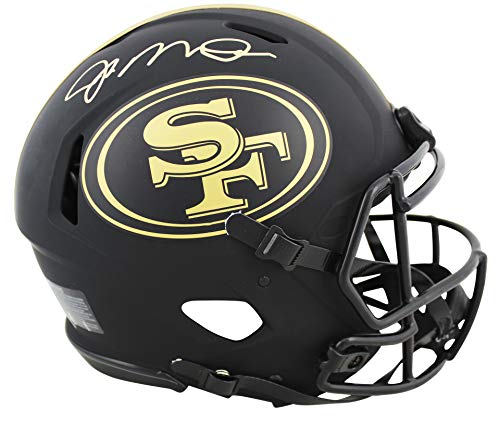 49ers Joe Montana Signed Eclipse Full Size Speed Proline Helmet BAS Witnessed - 757 Sports Collectibles