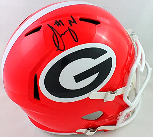 Sony Michel Autographed Georgia Bulldogs Speed F/S Helmet - Beckett W Black - 757 Sports Collectibles