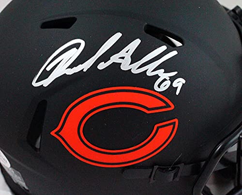 Jared Allen Autographed Chicago Bears Eclipse Mini Helmet- Beckett Silver - 757 Sports Collectibles