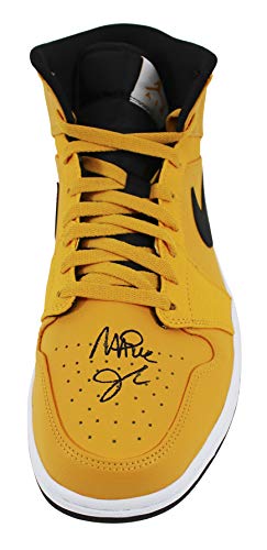 Lakers Magic Johnson Signed 2018 Nike Air Jordan 1 Mid Size 11.5 Shoes w Box BAS - 757 Sports Collectibles