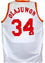 Hakeem Olajuwon Autographed White Jersey- JSA Witnessed Black - 757 Sports Collectibles