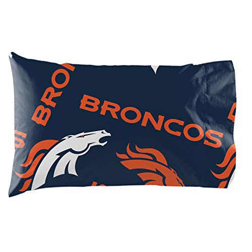 Officially Licensed NFL Denver Broncos Queen Bed in a Bag Set, 86" x 86" - 757 Sports Collectibles