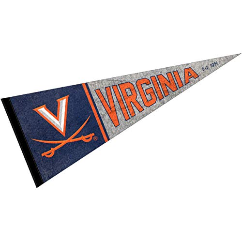 Virginia Cavaliers Pennant Throwback Vintage Banner - 757 Sports Collectibles