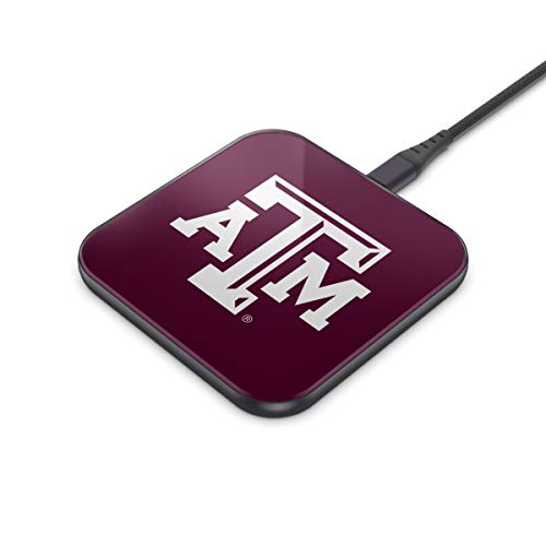 NCAA Texas A&M Aggies Wireless Charging Pad, White - 757 Sports Collectibles