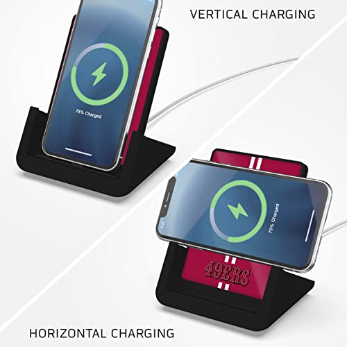 SOAR NFL Wireless Charging Stand, San Francisco 49ers - 757 Sports Collectibles