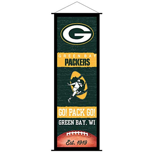 Green Bay Packers Banner and Scroll Sign - 757 Sports Collectibles