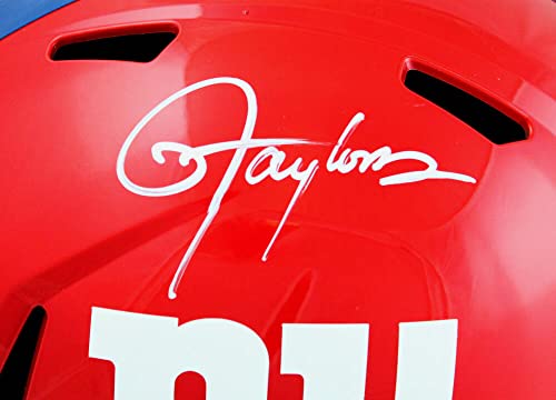 Lawrence Taylor Signed NY Giants F/S Flash Speed Helmet w/HOF-JSA W White - 757 Sports Collectibles