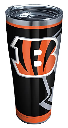 Tervis Triple Walled NFL Cincinnati Bengals Insulated Tumbler Cup Keeps Drinks Cold & Hot, 30oz - Stainless Steel, Rush - 757 Sports Collectibles