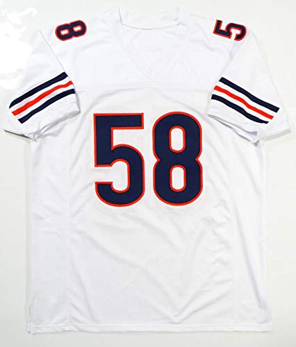 Roquan Smith Autographed White Pro Style Jersey- Beckett Authenticated - 757 Sports Collectibles