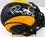 Jerome Bettis Autographed LA Rams Eclipse Speed Mini Helmet - Beckett W Silver - 757 Sports Collectibles