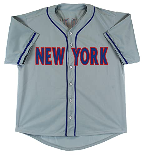 Mets Doc Gooden Authentic Signed Grey Pro Style Jersey Autographed JSA Witness - 757 Sports Collectibles