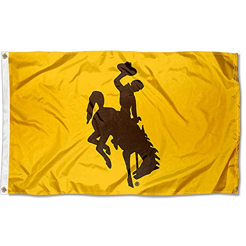 College Flags & Banners Co. Wyoming Gold Flag - 757 Sports Collectibles