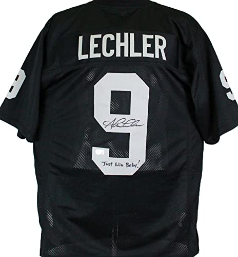 Shane Lechler Autographed Black Pro Style Jersey w/Insc.- Beckett W Hologram Black - 757 Sports Collectibles