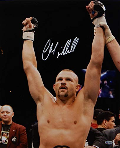 Chuck Liddell Autographed UFC 16x20 Arms Up Photo- Beckett Auth White - 757 Sports Collectibles