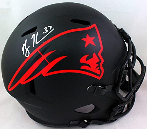 Rodney Harrison Autographed NE Patriots Eclipse F/S Helmet- Beckett W Silver - 757 Sports Collectibles