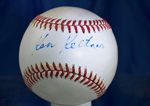 KEN KELTNER PSA/DNA HAND SIGNED AMERICAN LEAGUE AUTOGRAPH BASEBALL AUTHENTIC