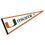 College Flags & Banners Co. Miami Hurricanes White Pennant - 757 Sports Collectibles