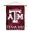 Texas A&M Aggies Banner with Hanging Pole - 757 Sports Collectibles