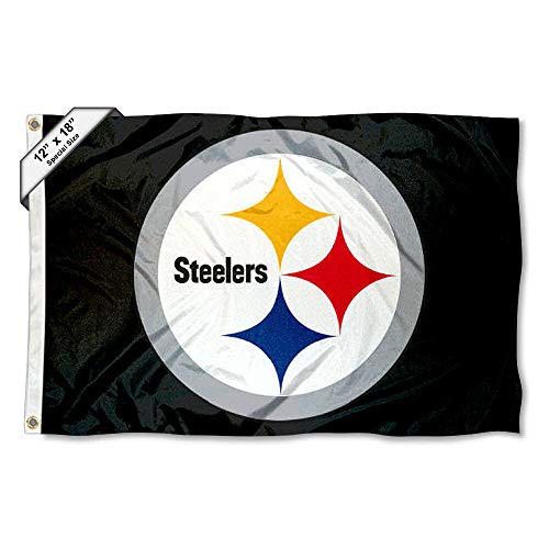 WinCraft Pittsburgh Steelers Boat and Golf Cart Flag - 757 Sports Collectibles