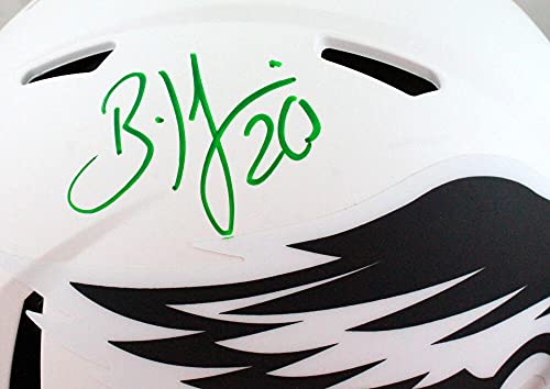 Brian Dawkins Autographed Eagles Authentic Lunar Speed F/S Helmet- Beckett W Green - 757 Sports Collectibles