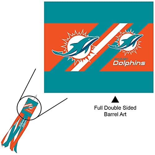 Miami Dolphins Team Windsock - 757 Sports Collectibles