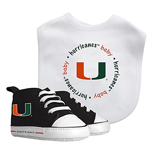 Baby Fanatic MasterPieces NCAA Miami 2-Piece Gift Set - 757 Sports Collectibles