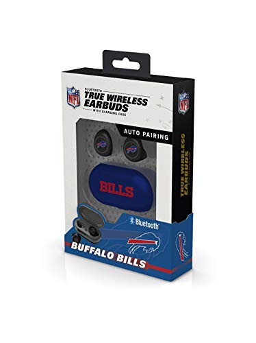 NFL Buffalo Bills True Wireless Earbuds, Team Color - 757 Sports Collectibles