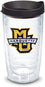 Tervis Marquette Golden Eagles Logo Tumbler with Emblem and Black Lid 16oz, Clear - 757 Sports Collectibles