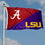 Alabama vs LSU House Divided 3x5 Flag Rivalry Banner - 757 Sports Collectibles