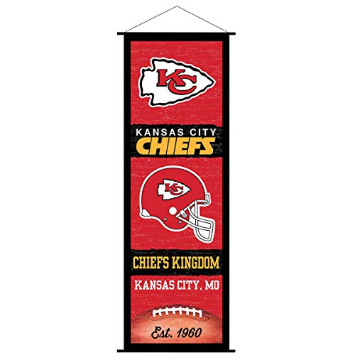 Kansas City Chiefs Banner and Scroll Sign - 757 Sports Collectibles