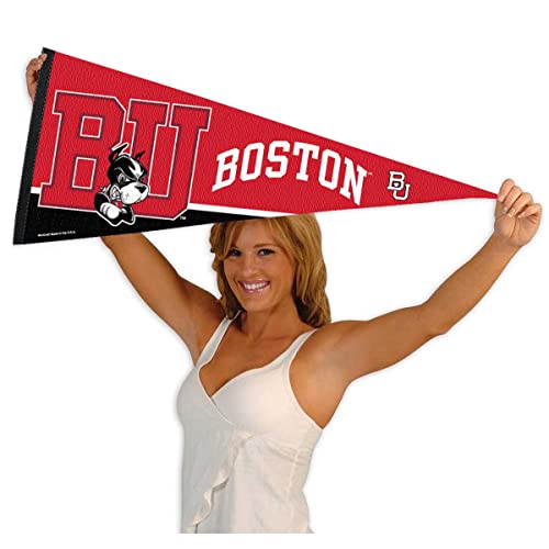 College Flags & Banners Co. Boston Terriers Pennant Full Size Felt - 757 Sports Collectibles