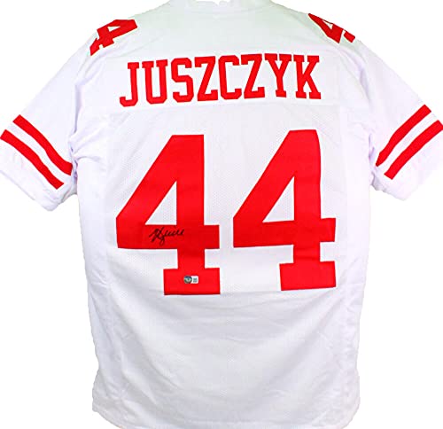 Kyle Juszczyk Autographed White Pro Style Jersey- Beckett W Hologram Black - 757 Sports Collectibles