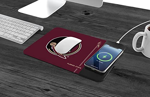 SOAR NCAA Wireless Charging Mouse Pad, Florida State Seminoles - 757 Sports Collectibles