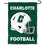 College Flags & Banners Co. Charlotte 49ers Football Helmet Garden Yard Flag - 757 Sports Collectibles