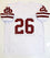 Kevin Smith Signed White College Style Jersey w/ Insc- The Jersey Source Auth 2 - 757 Sports Collectibles