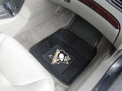 Pittsburgh Penguins Heavy Duty 2-Piece Vinyl Car Mats (CDG) - 757 Sports Collectibles