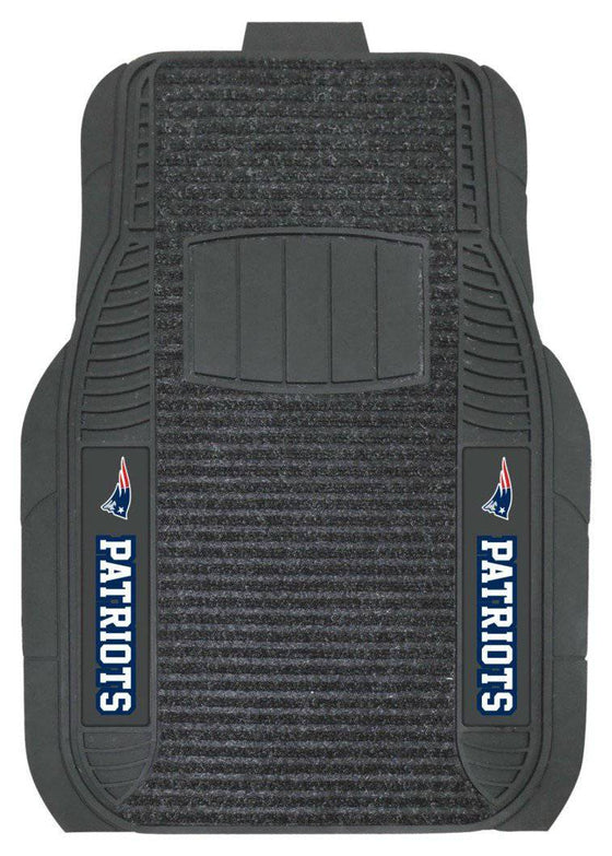 New England Patriots Car Mats Deluxe Set (CDG) - 757 Sports Collectibles