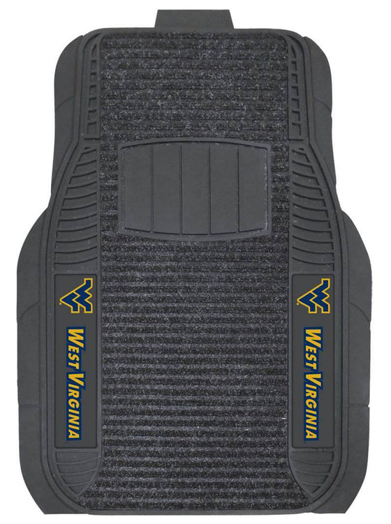 West Virginia Mountaineers Car Mats - Deluxe Set (CDG) - 757 Sports Collectibles