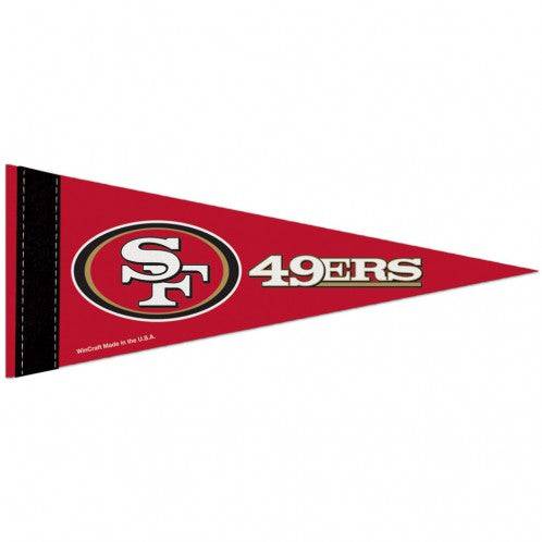 San Francisco 49ers Mini Pennant Felt 4"x10" - 757 Sports Collectibles