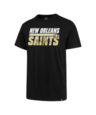 NEW ORLEANS SAINTS JET BLACK SHADOW SUPER RIVAL TEE MENS-XL