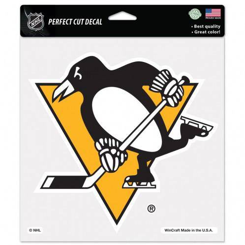 Pittsburgh Penguins Perfect Cut 8x8 Diecut Decal - 757 Sports Collectibles