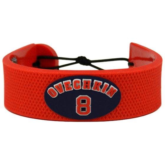 Washington Capitals Bracelet Team Color Jersey Alexander Ovechkin Design CO - 757 Sports Collectibles