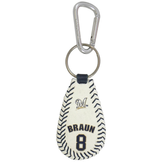 Milwaukee Brewers Keychain Classic Baseball Ryan Braun CO - 757 Sports Collectibles