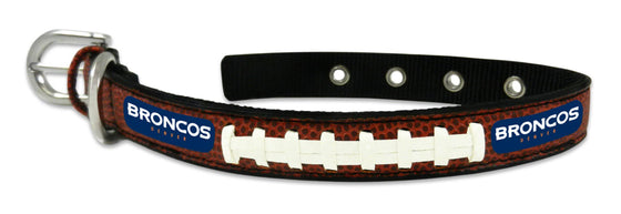 Denver Broncos Dog Collar - Size Small (CDG) - 757 Sports Collectibles